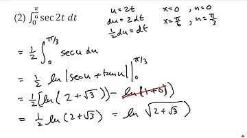 5.1 / 5.2 Natural Log Differentiation and Integration Part II