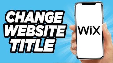 How To Change Your Wix Website Title | Easy!