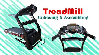 Bowflex BXT116 Treadmill Unboxing & Assembling