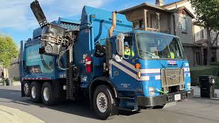 Celebrity Republic Services of Yorba Linda Quick McNeilus ZR Garbage Trucks Finishing Up Wealth