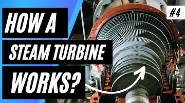 HOW A STEAM TURBINE WORKS - STEAM TURBINE OPERATING PRINCIPLE - STEAM TURBINE ENGINE