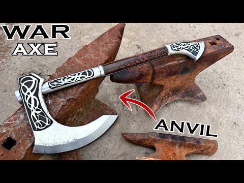 Forging VALHALLA AXE out of Old ANVIL - Assassin's Creed