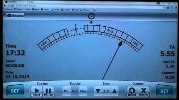 Theta-Meter e-meter program for web browsers.