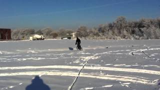 Moobilo Pedelec Fahrrad MTB Mountainbike im Gelände Schnee