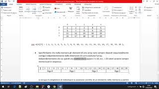 24 Array. Matrici. Dichiarazione inizializzazione inserimento visualizzazione