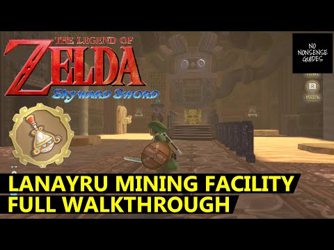 Skyward Sword Lanayru Mining Facility Walkthrough - Full Desert Dungeon Guide - Puzzles & Boss