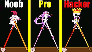 NOOB vs PRO vs HACKER in Walk Master