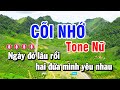 Karaoke Cõi Nhớ | Nhạc Sống Tone Nữ | Huỳnh Lê