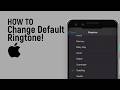 How to Change Default Ringtone on iPhone 15 Pro