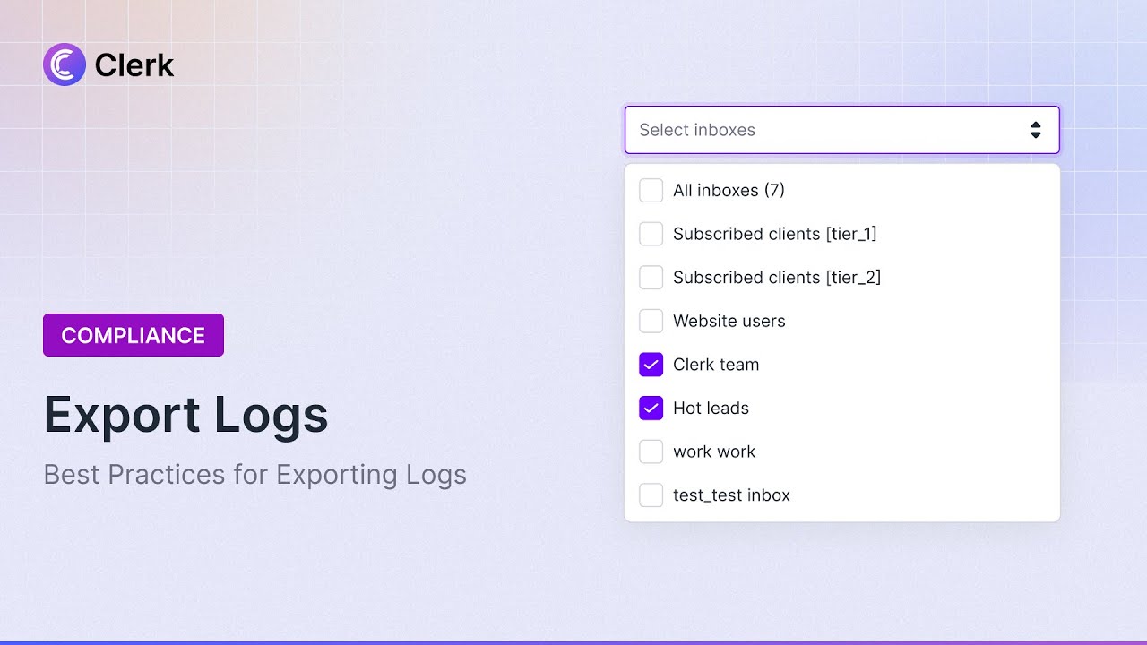 Export Logs - Compliance for SMS and WhatsApp