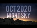What's in the Night Sky October 2020 #WITNS | Halloween Moon | Meteor Showers