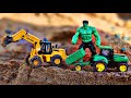 Shocking toy tractor saved by jcb  must see shihoritoy