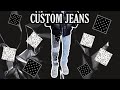 Customizing Jeans (using bandana) #customizing #jeans #hiphopstuff