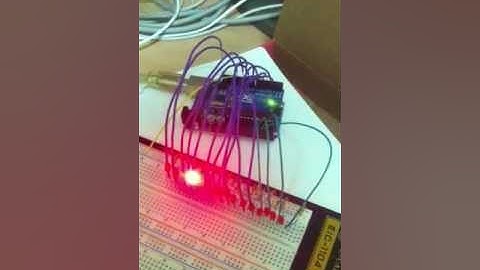 Arduino製作霹靂車燈（16個LED來回跑）