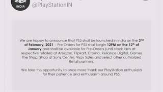 ،Sony PlayStation 5 launching inIndia on February 2, pre-ordersbegin January 12