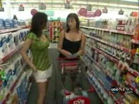 Woman shops for free using coupons