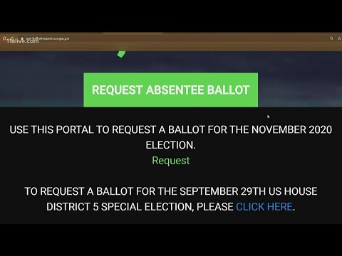 Georgia plans to roll out online absentee ballot portal