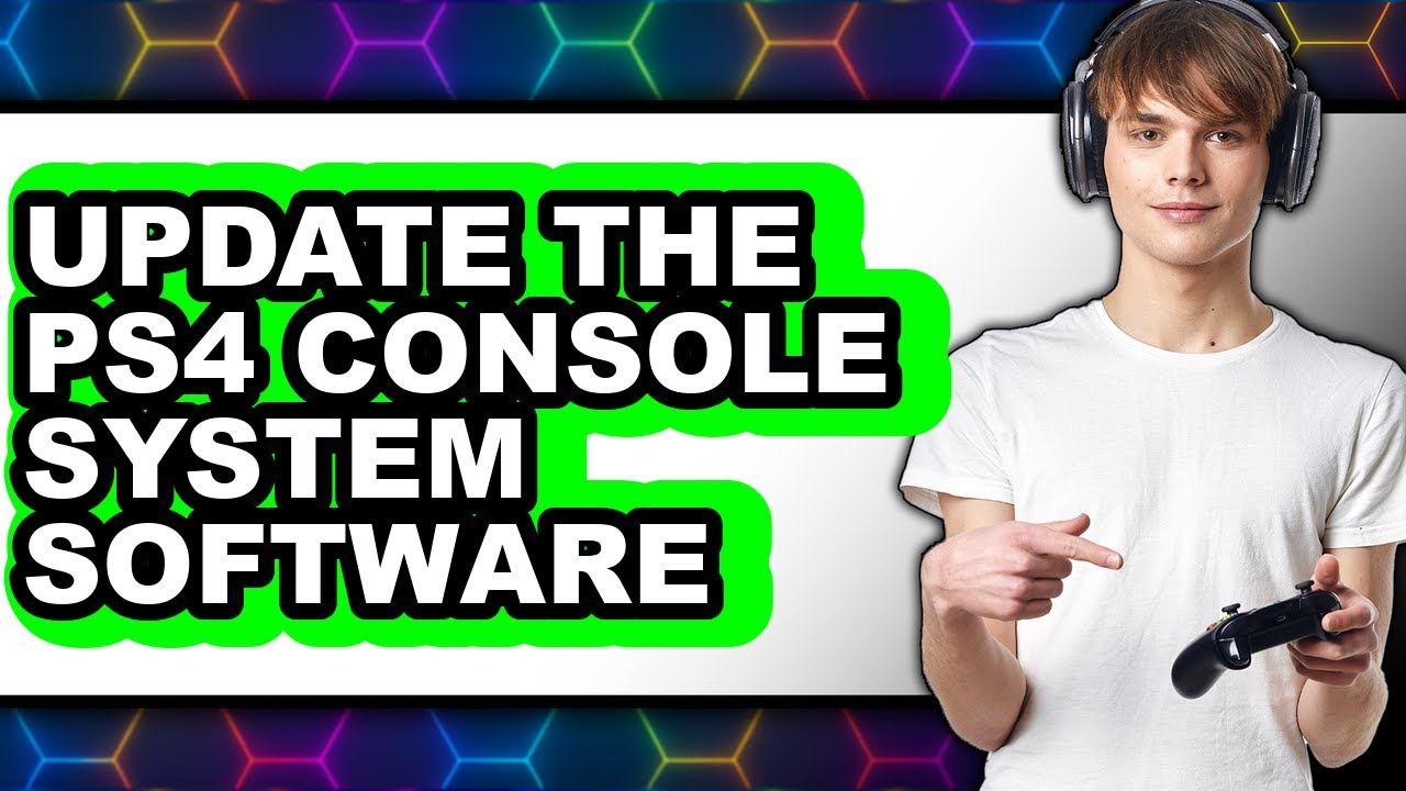 How to Update the Ps4 Console System Software - Full Guide - YouTube
