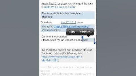 Easily Add Comments to Wrike Tasks on iPhone iPad Android
