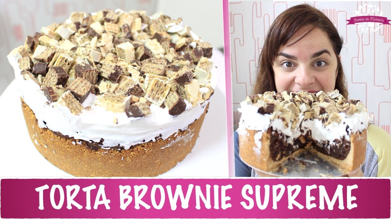 TORTA BROWNIE OSTENTAÇÃO! #391 RECEITAS DA MUSSINHA