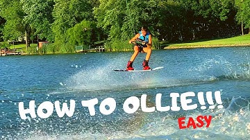 Ollie WAKEBOARDING (easy)😉