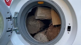 Stress test: WOOD WASH in LG DirectDrive washing machine (Gone wrong…)