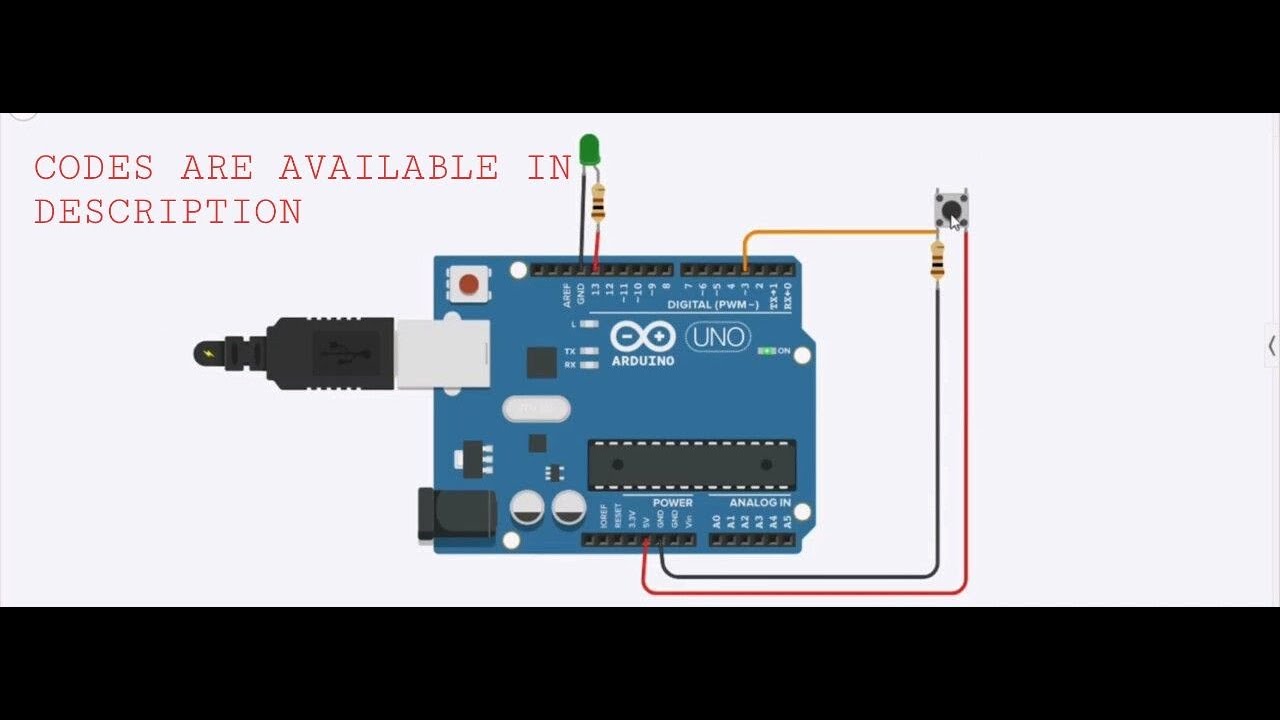 push button with arduino||DIY arduino projects - YouTube