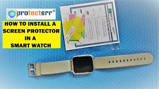 How to apply a hydrogel TPU screen protector in a smart watch? screenshot 5