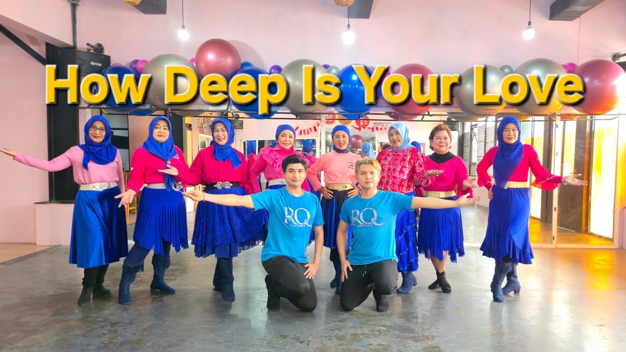 How Deep Is Your Love - Line Dance - Beginer - choreo Ryan ( INA),Kiki ( INA)