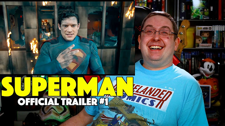 REACTION! Superman Trailer #1 - James Gunn Movie 2025