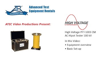 Rent High Voltage PFT-1003CM AC Hipot Tester 100kV