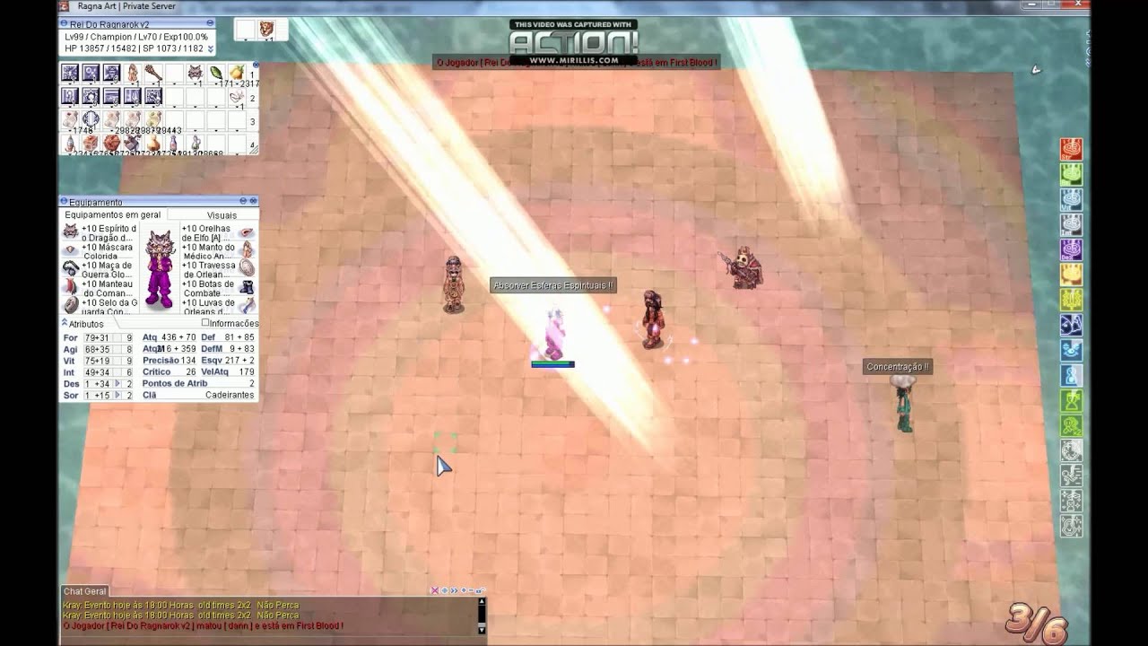 Rei do Ragnarok no Ragna Art - YouTube