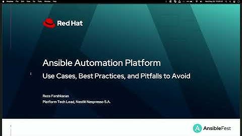 Red Hat Ansible Automation Platform  The heart of Nespresso