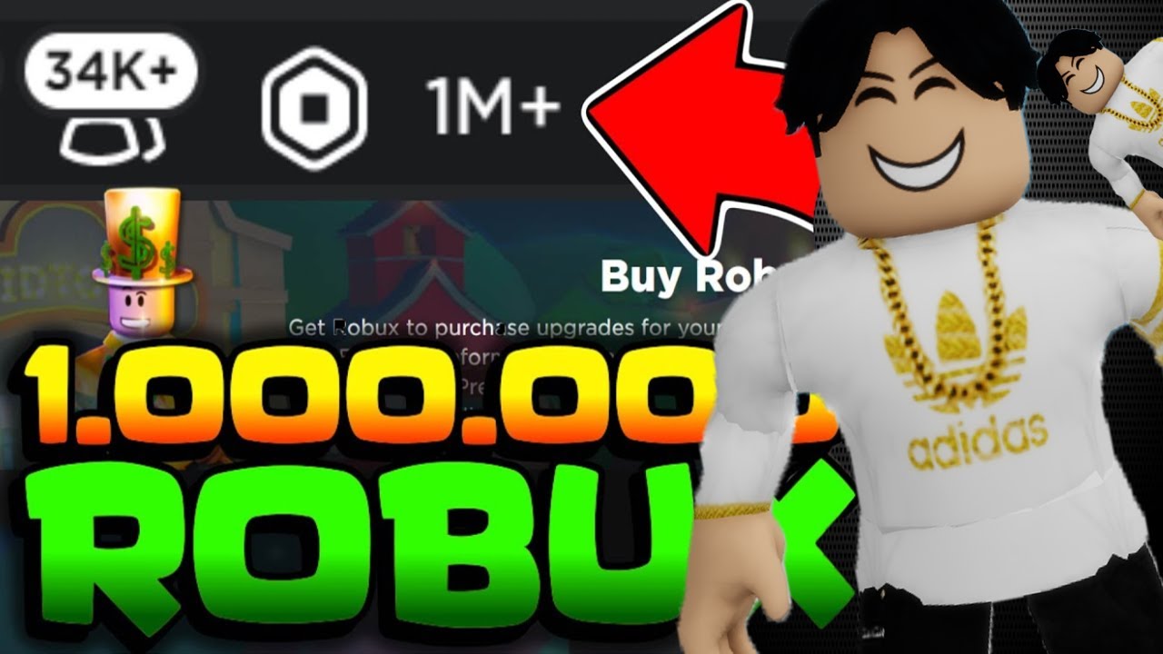 COMO CONSEGUI 1 MILHÃO DE ROBUX! 