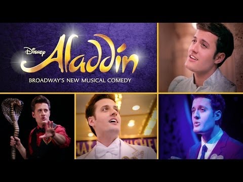Nick Pitera's One-Man Tribute to Aladdin on Broadway | Oh My Disney