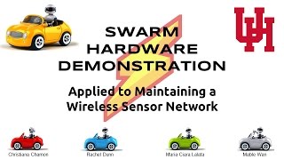 Swarm Hardware Demonstration: Applied to Maintaining a Wireless Sensor Network