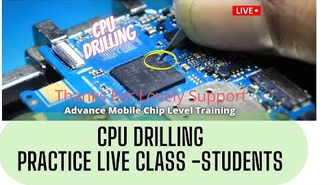 CPU Drilling Practice Live Class -Fresher Students #Feb2022 Class #Advnace Mobile Training