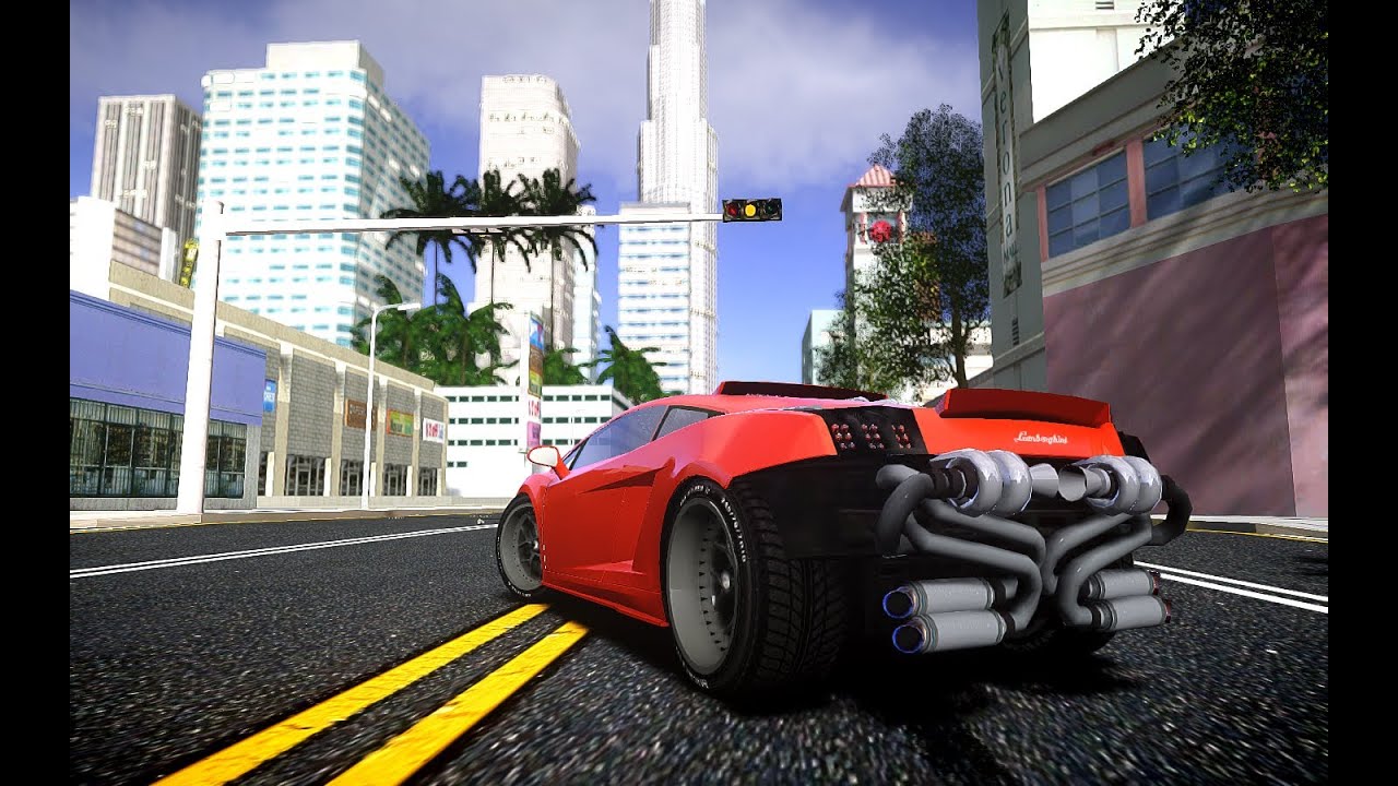 GTA IV San Andreas BETA - Lamborghini Gallardo twin turbo kit [Car MOD