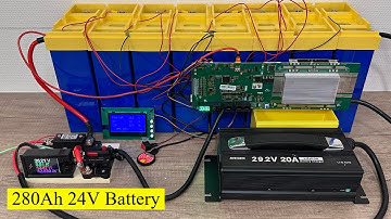 Hoe Bouw Thuis Zonne-batterij Back-up 280Ah Thuis Energieopslag Smart 24V BMS