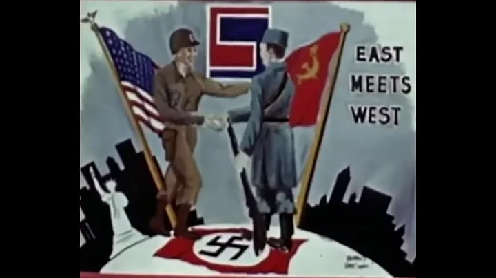 American meeting Soviets in Torgau at the Elbe River on April 1945