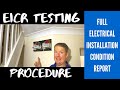 EICR Testing Procedure