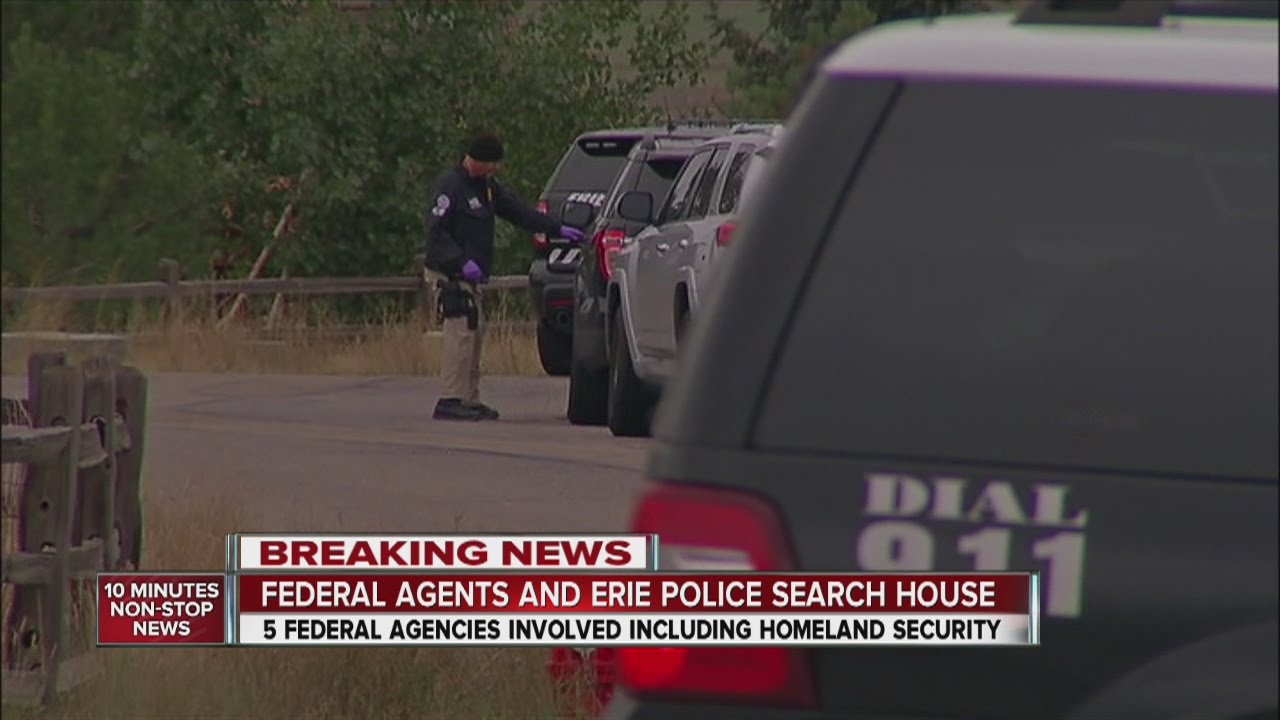 Homeland Security searching home in Erie Airpark YouTube