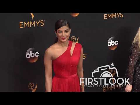 Priyanka Chopra arriving at the 2016 EMMY Awards