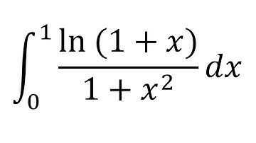 Putnam A5 Feynman technique: Integral from 0 to 1 of (ln(1+x))/(1+x^2)dx