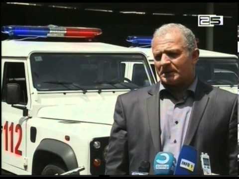 „ლენდროვერის\"  მარკის ავტომანქანები სასწრაფო დახმარების სამსახურში