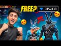 I got black bunny bundle free  5 bunny bundle giveaway  garena free fire