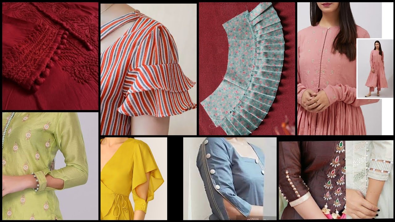 60+ Creative Sleeves Designs Summer Dresses 2020/ Kurti Sleeve ...