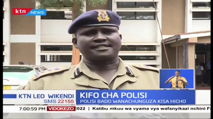 Kifo cha Polisi: Afisa wa polisi, Hellen Kwamboka auwawa