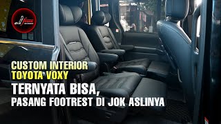 🔻🔻CUSTOM INTERIOR TOYOTA VOXY 2022🔻🔻JOK ASLINYA SEKARANG BISA DIPASANG FOOTREST