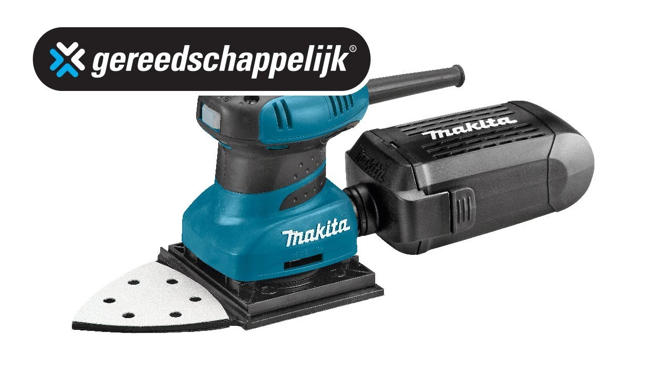 Eigenaardig optocht verbergen Makita BO4565K Vlakschuurmachine - YouTube